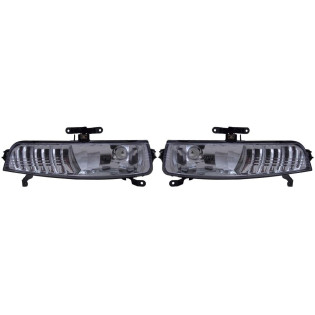 Фары противотуманные Хендай Акцент Hyundai Accent (2006-2011) комплект 2 штуки левая и правая DEPO высокое качество